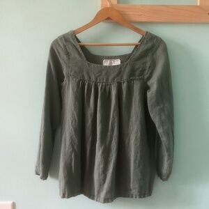 Conscious Clothing Frida Top, Medium, Organic Linen